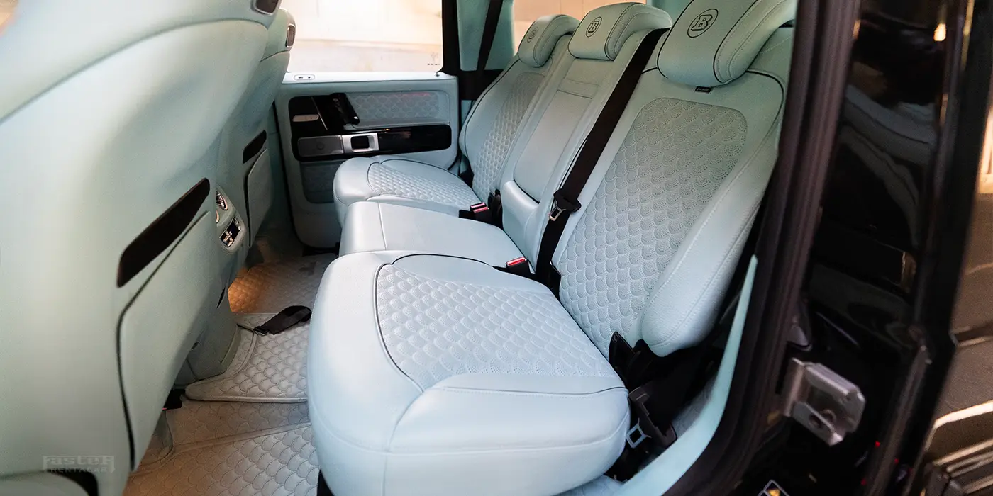 Mercedes Brabus Interior Back Seats